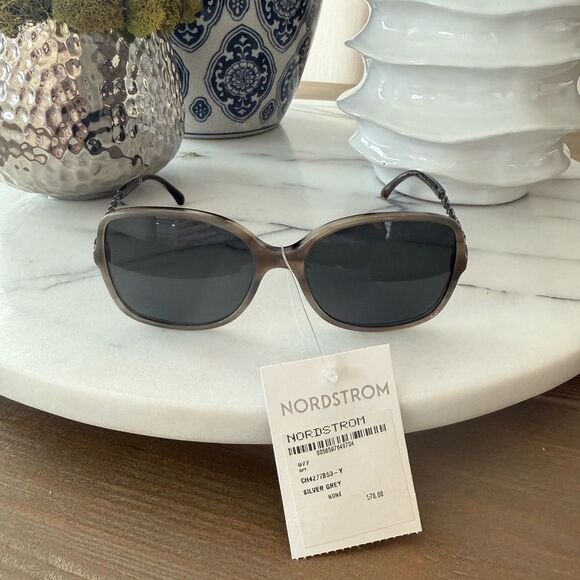 CHANEL Lambskin Square Chain Sunglasses
Nordstrom tag only no box - Picture 4 of 9
